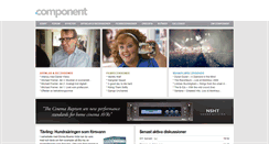 Desktop Screenshot of component.se